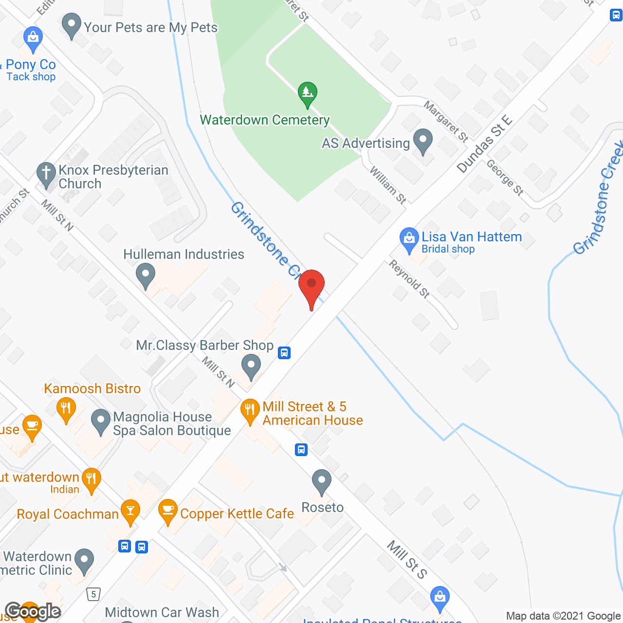 Waterdown Manor in google map