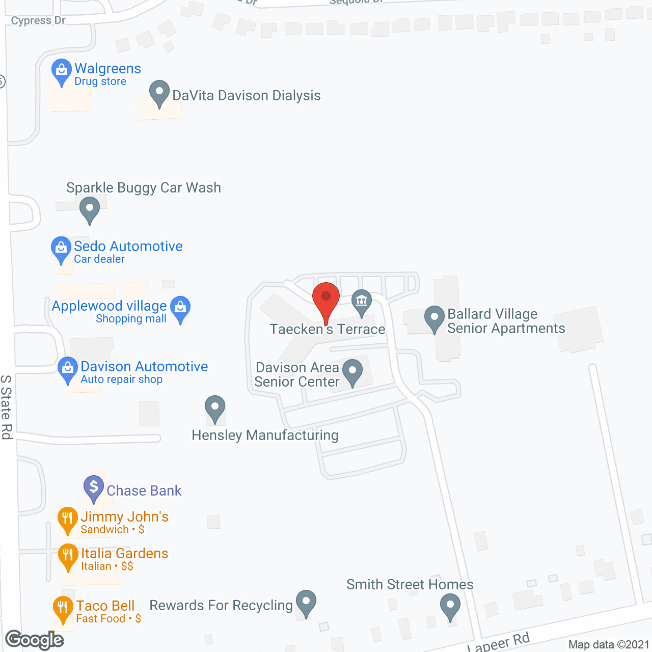 Taeckens Terrace in google map