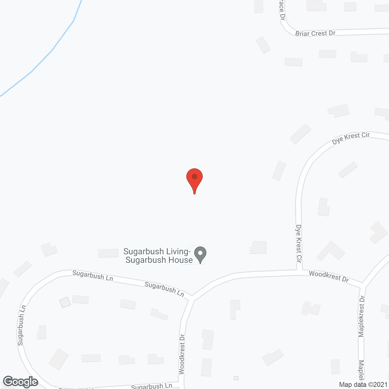 The Sugarbush House in google map