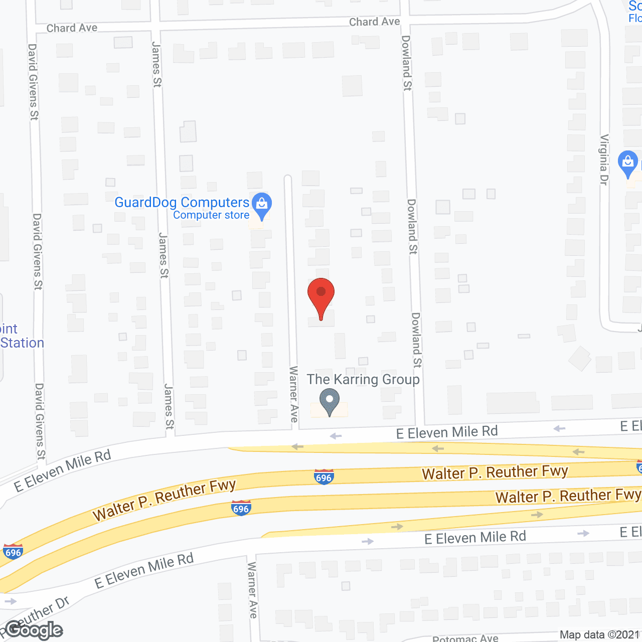Sierra Homes AFC in google map