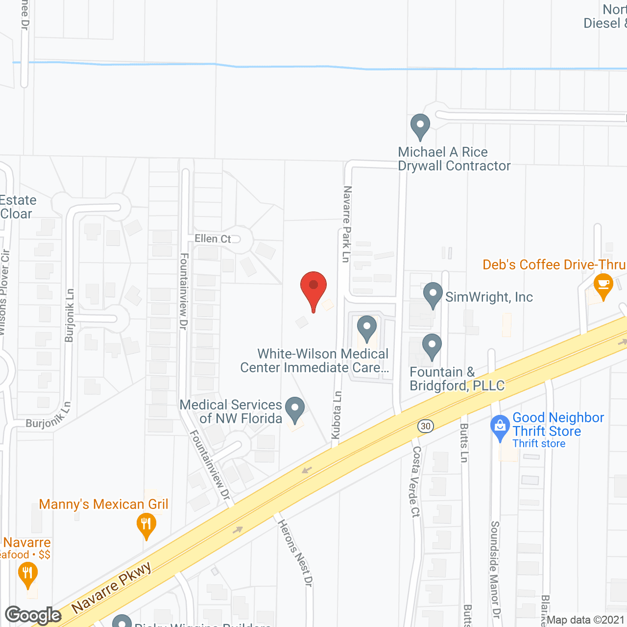 Medical Services Of Nw Florida in google map