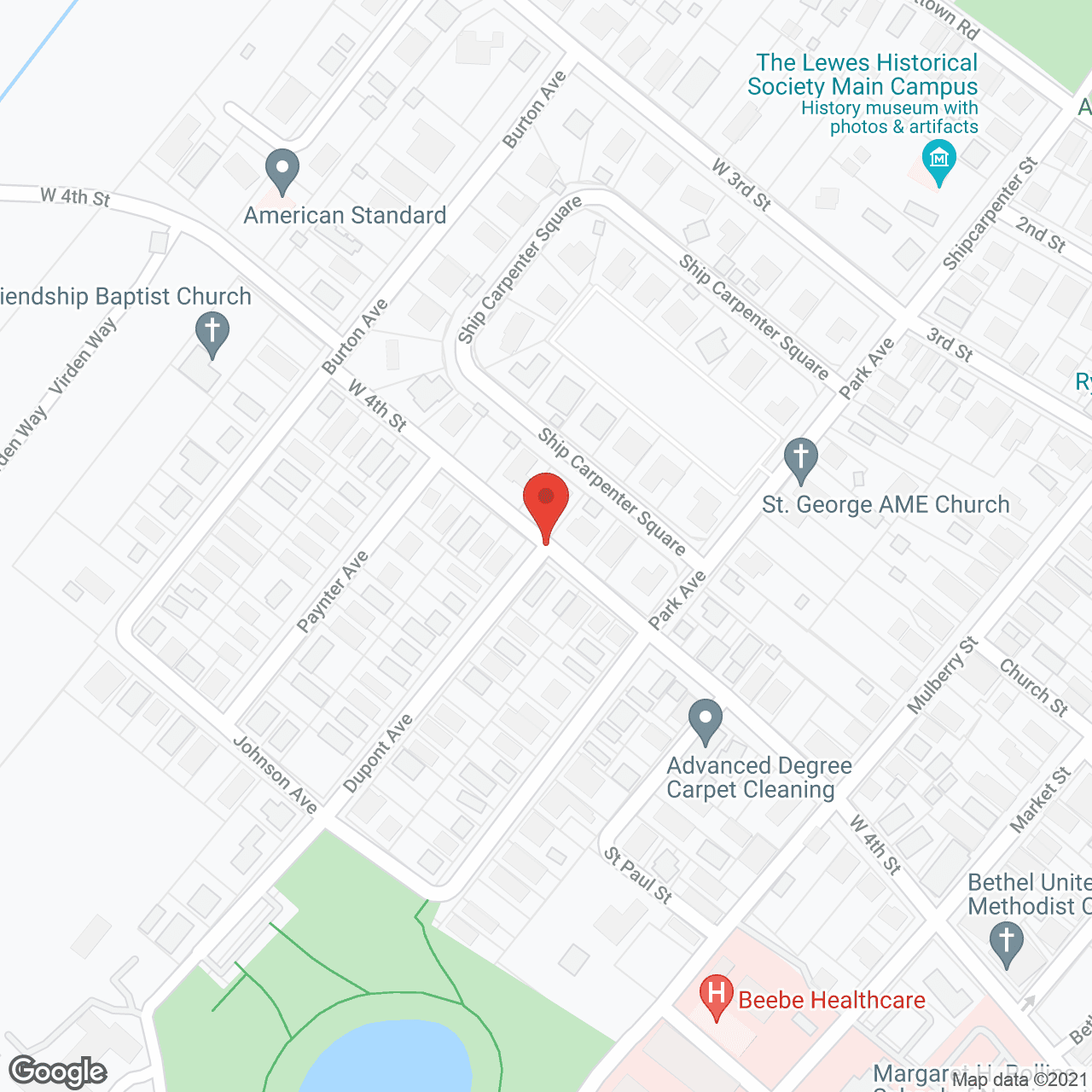Beebe Medical Ctr Home Health in google map