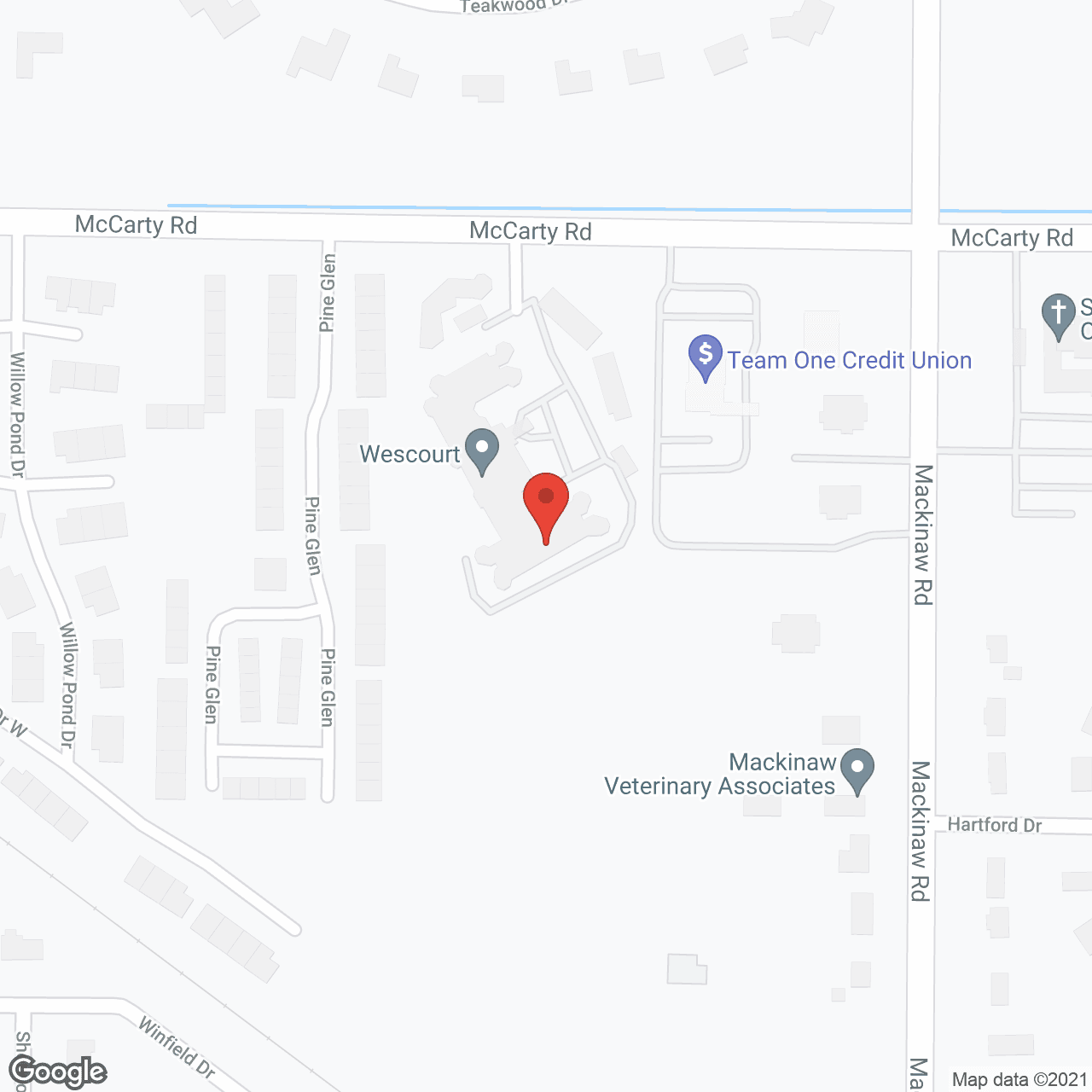 Independence Village of Saginaw in google map