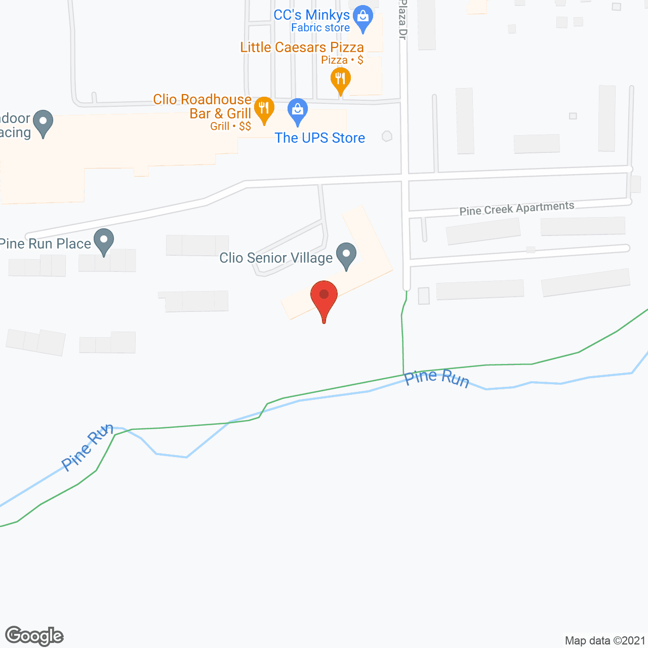 Clio Village in google map