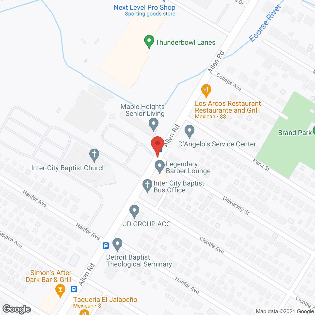 Maple Heights Retirement Community in google map