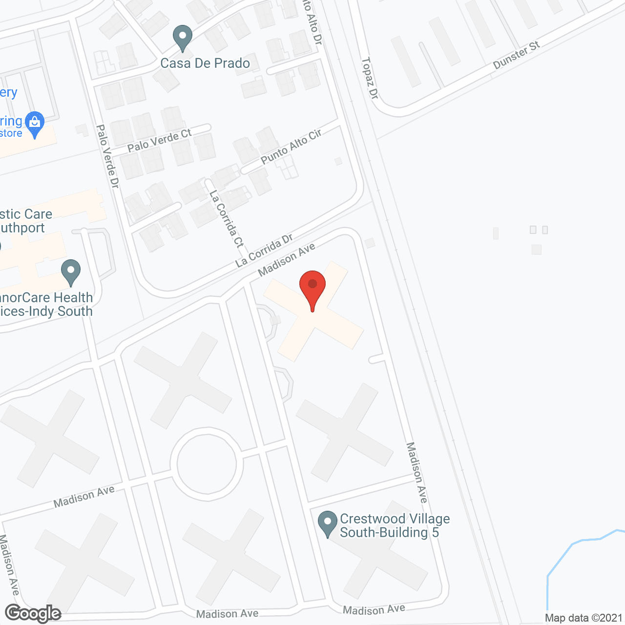 Crestwood Village South in google map