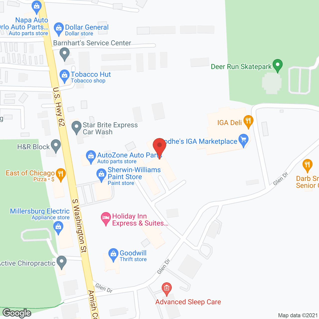 Majora Lane Care Ctr in google map