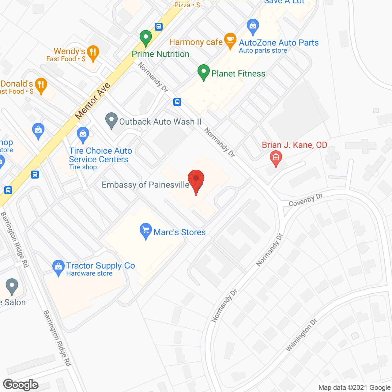 The LakeMed Nursing and Rehabilitation Center in google map