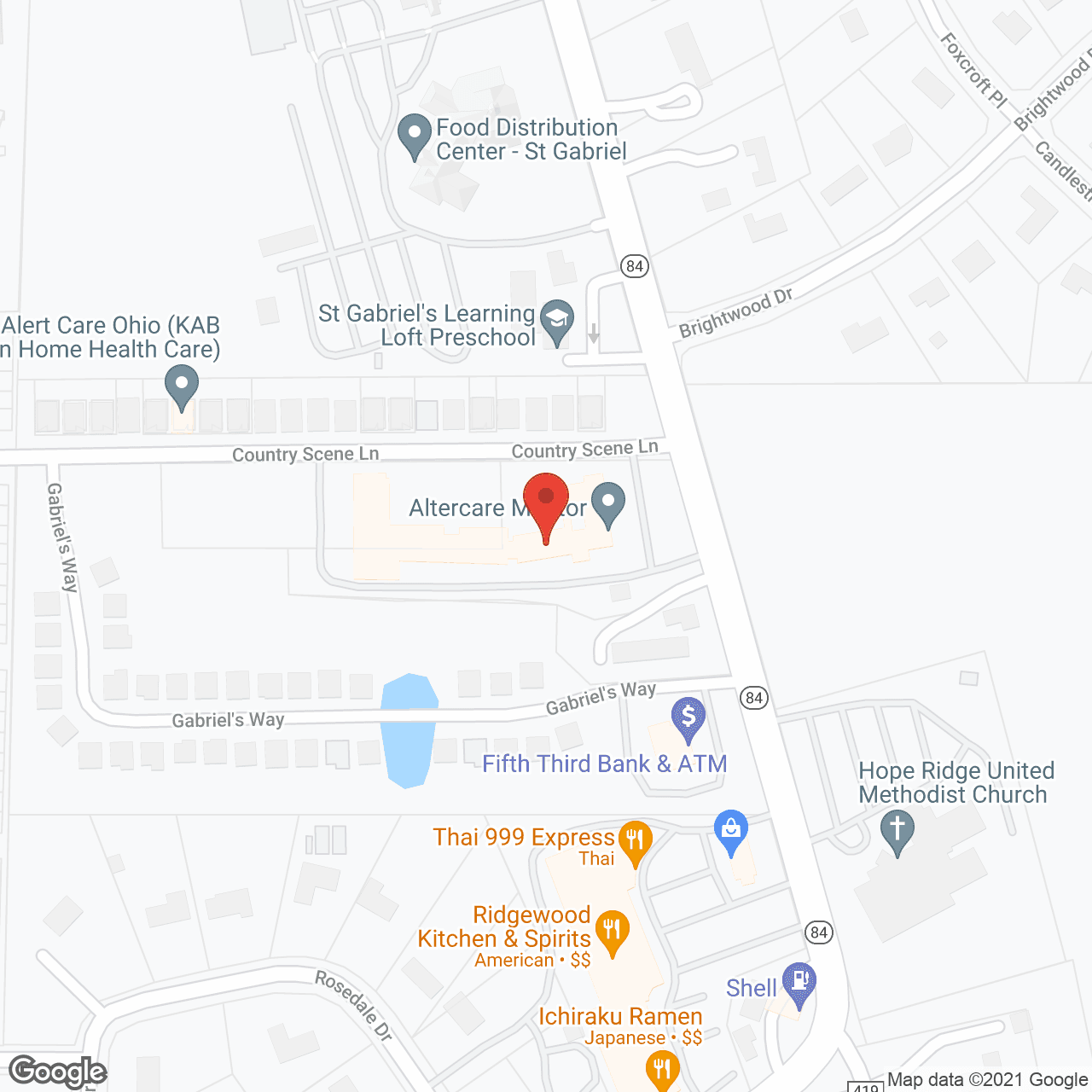Altercare of Mentor in google map