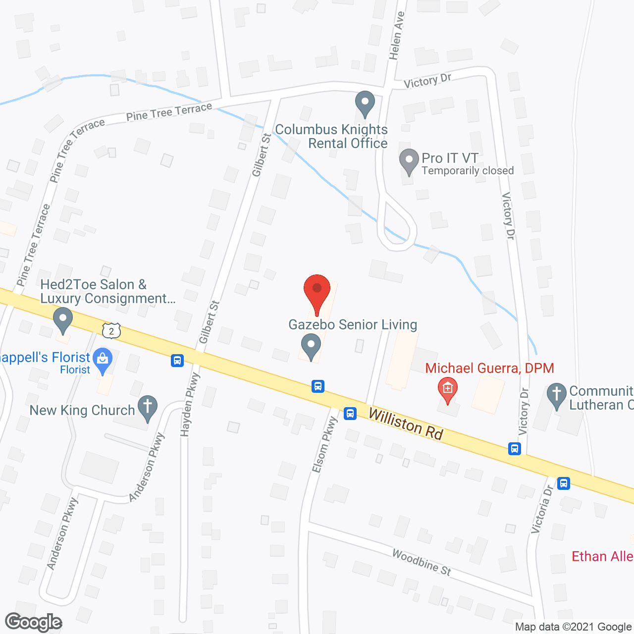 Gazebo Apartments in google map