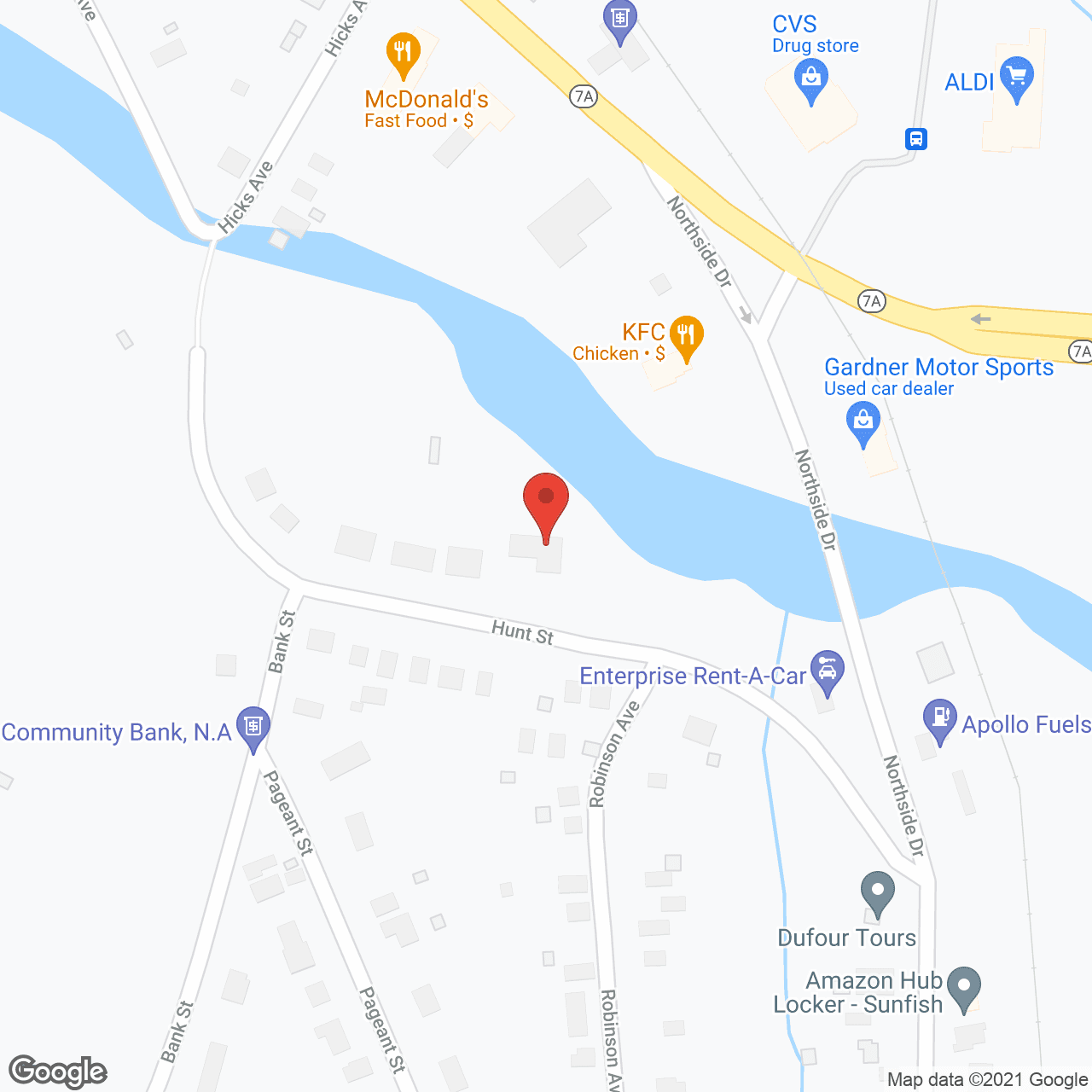 Rivers Edge Cch in google map