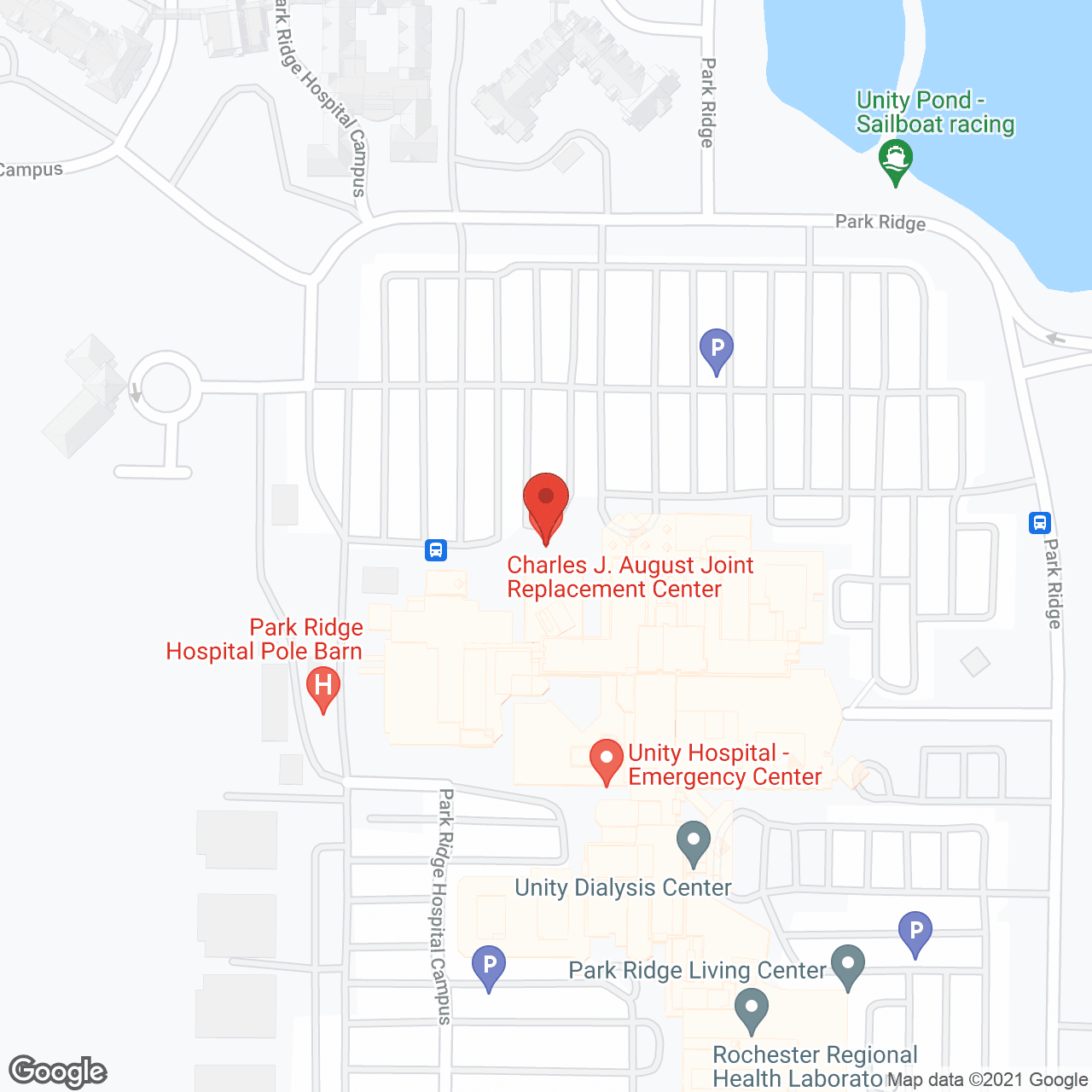 Park Ridge Living Center in google map