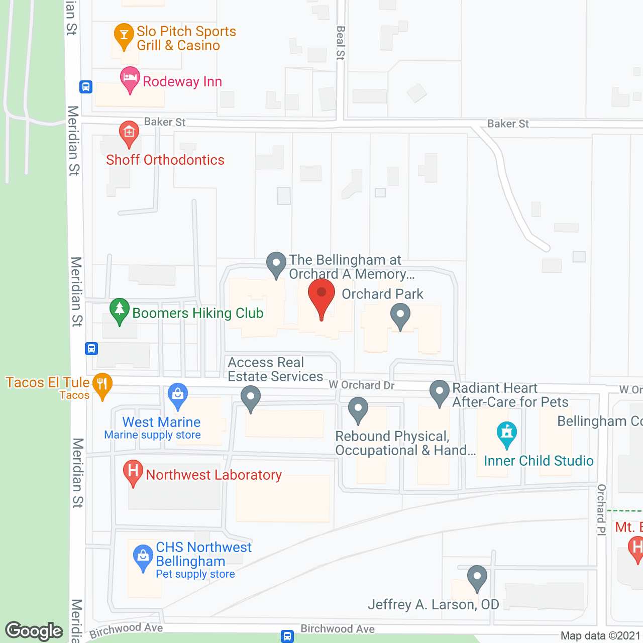 The Bellingham at Orchard Memory Care in google map