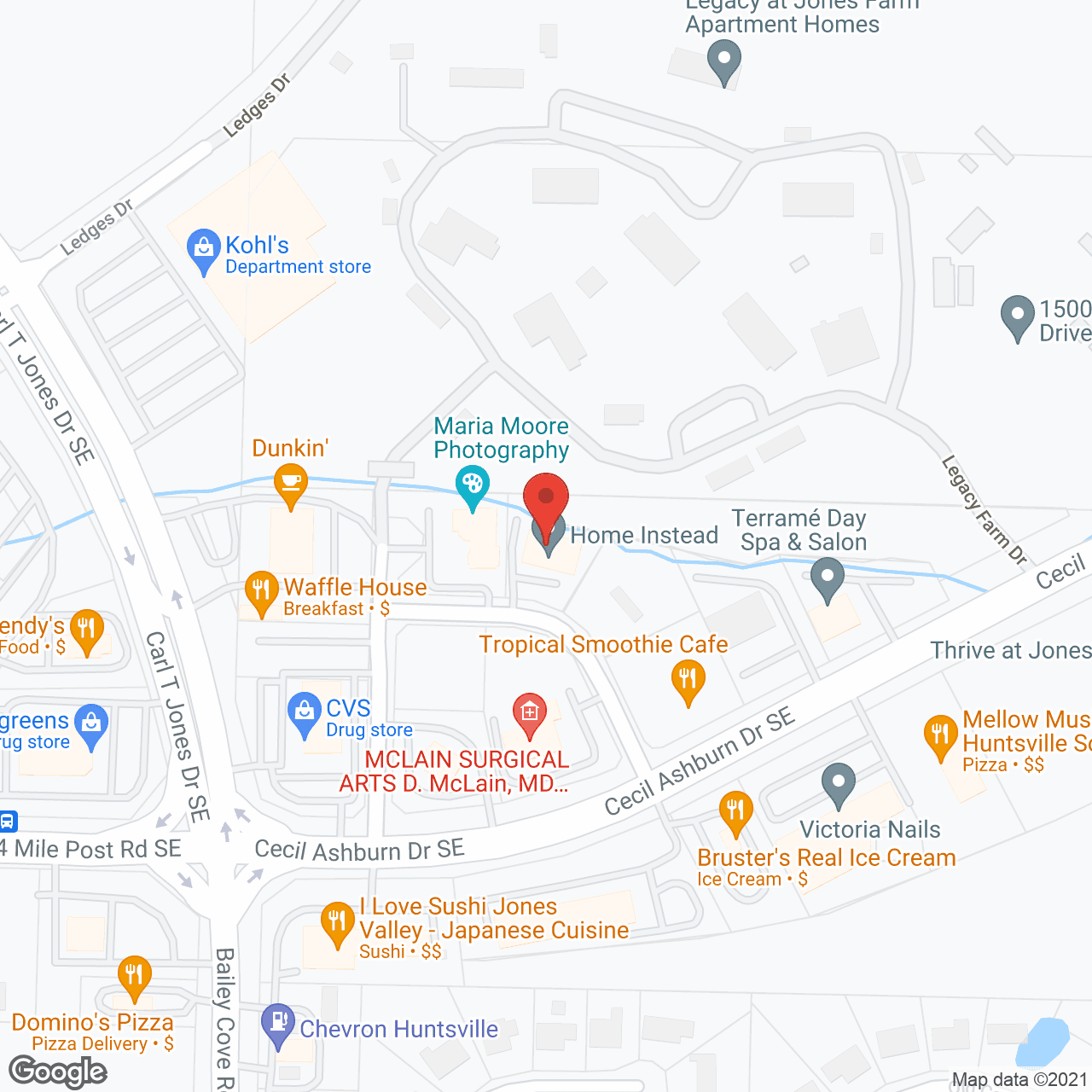 Home Instead - Huntsville, AL in google map