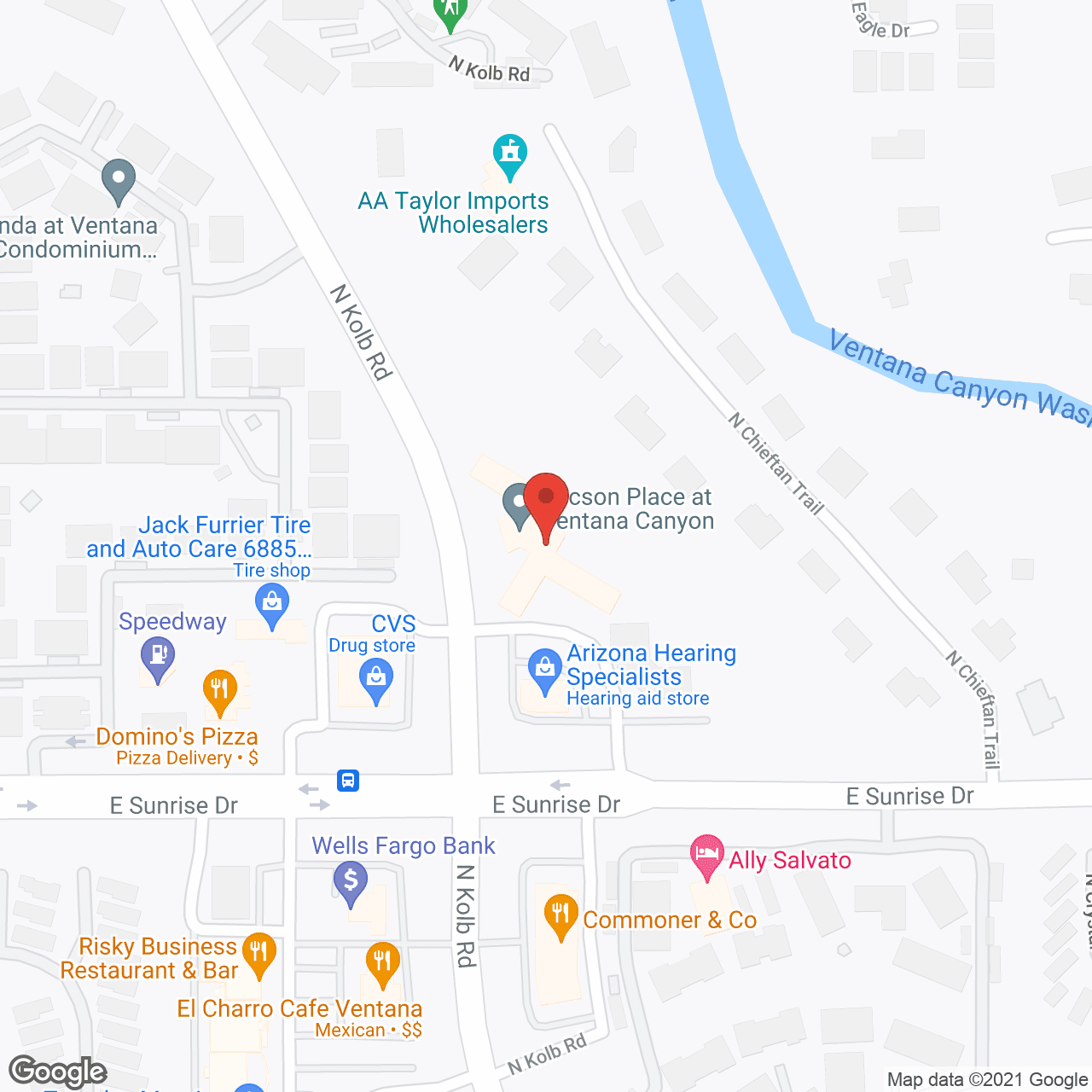 EPOCH Assisted Living at Ventana Canyon in google map