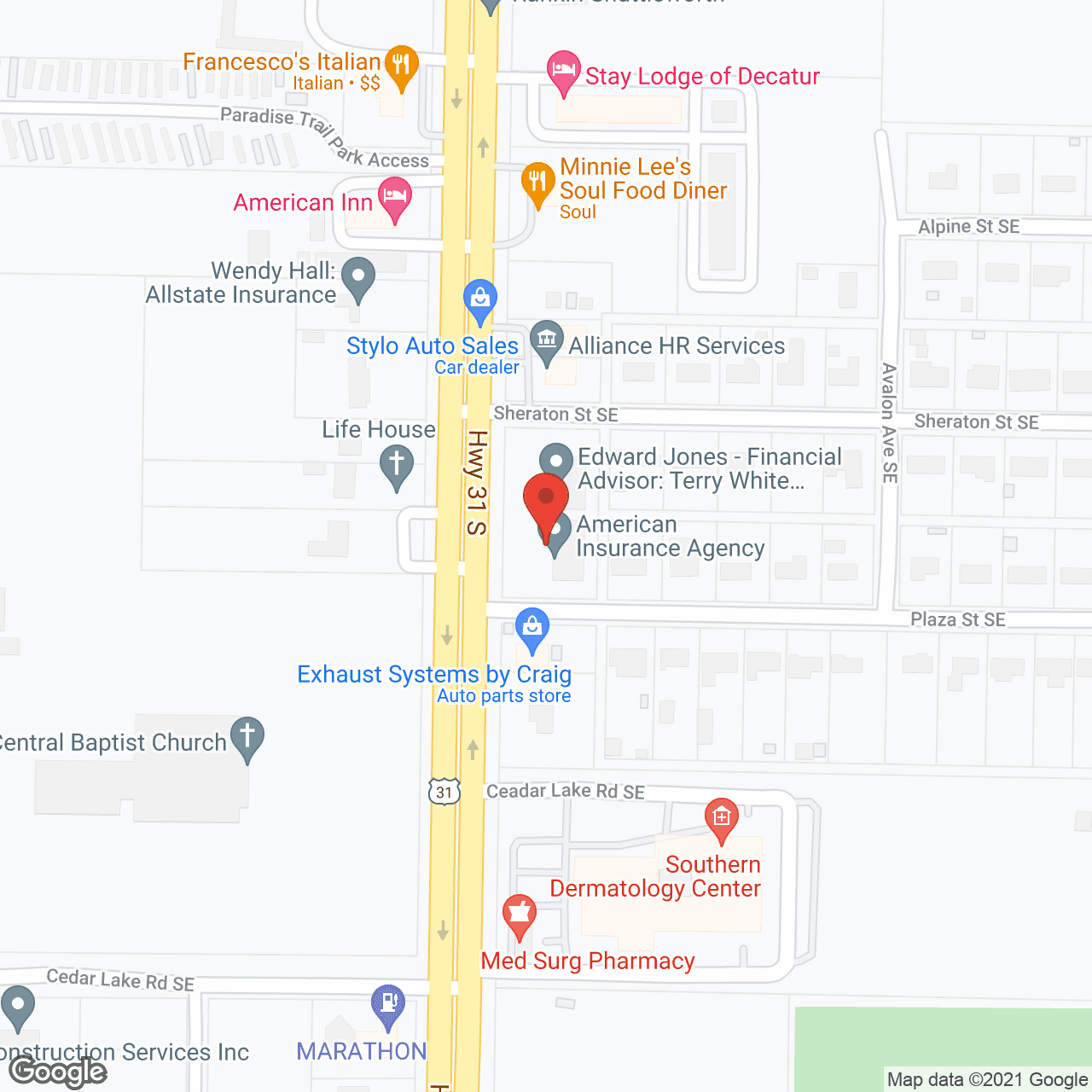 Alacare Home Health Svc in google map
