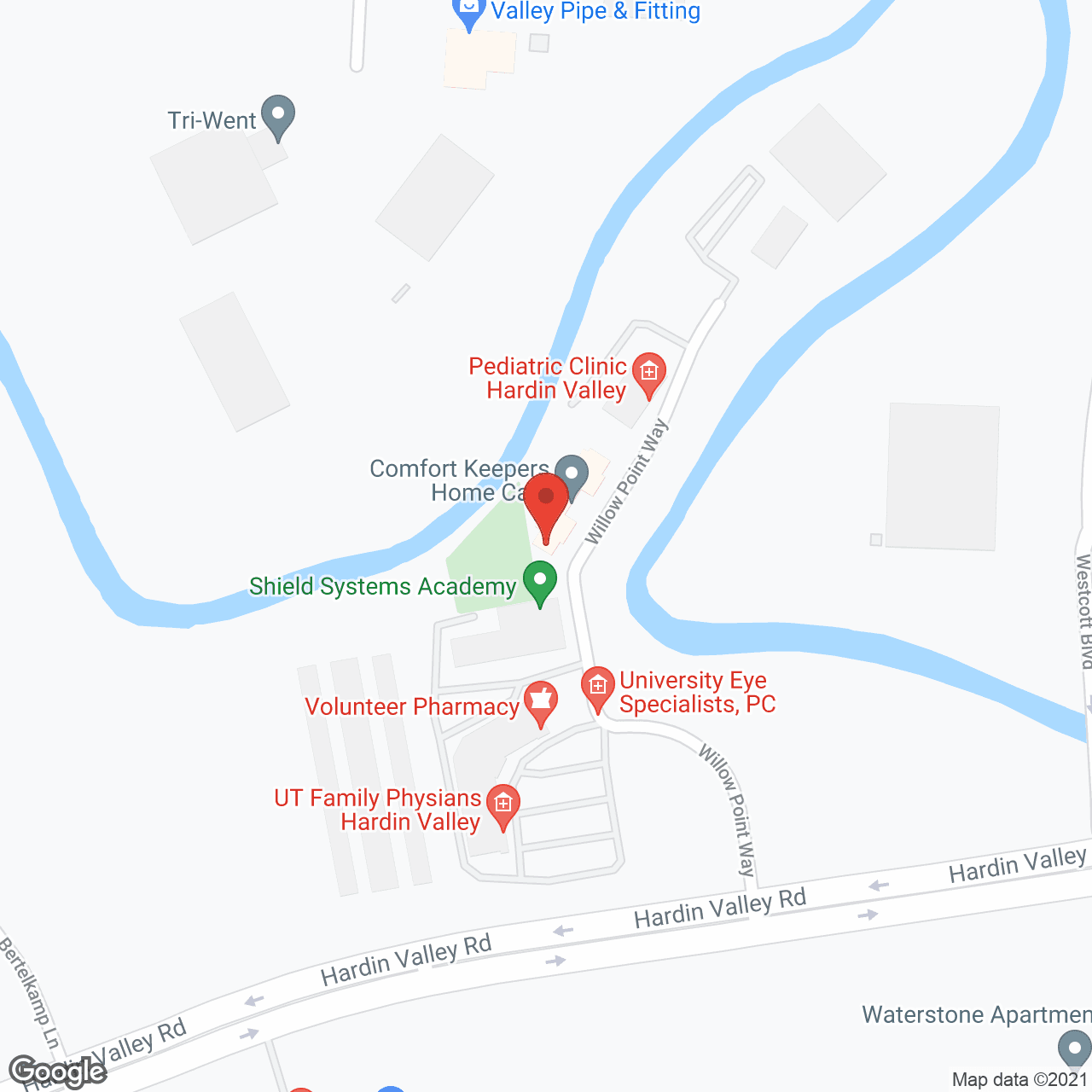 Comfort Keepers of Knoxville, TN in google map