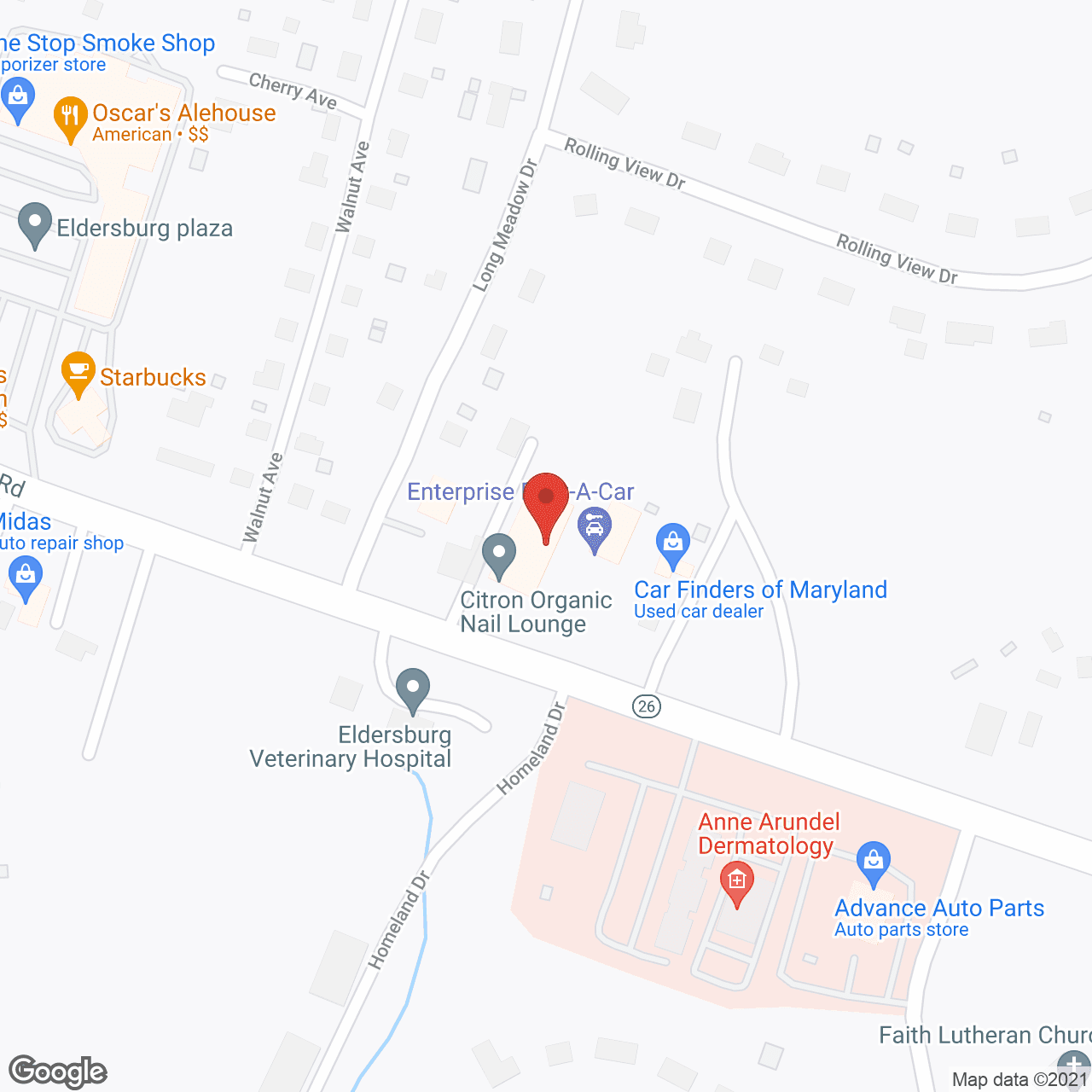 2nd Family - Eldersburg in google map