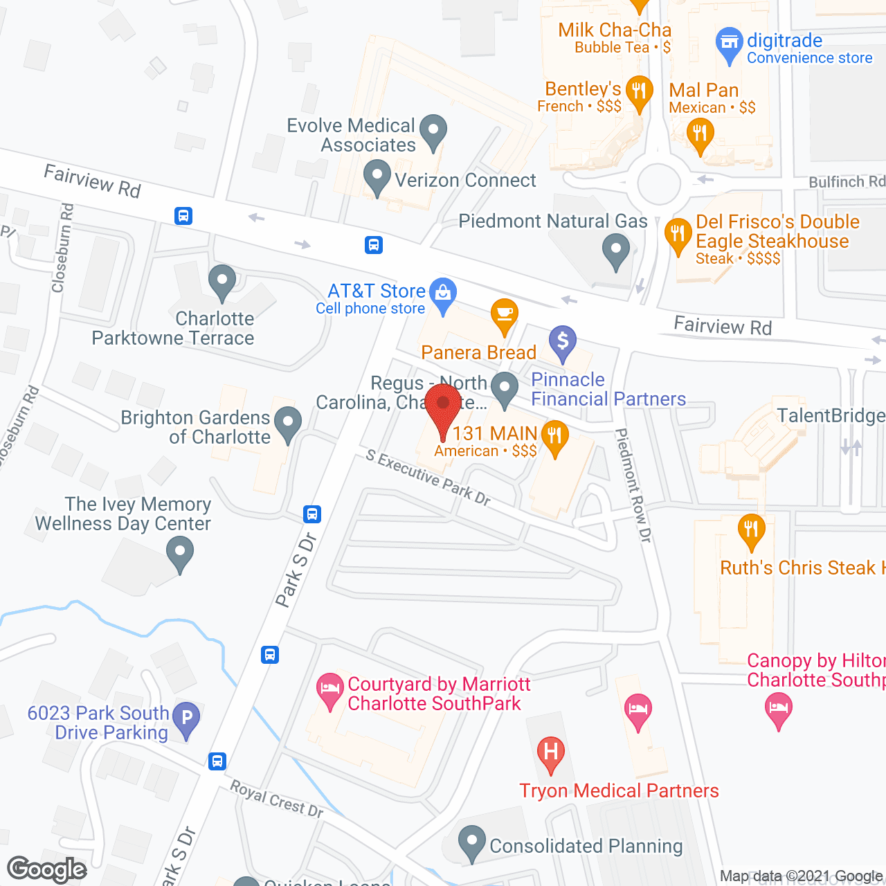 BrightStar Healthcare of Charlotte in google map