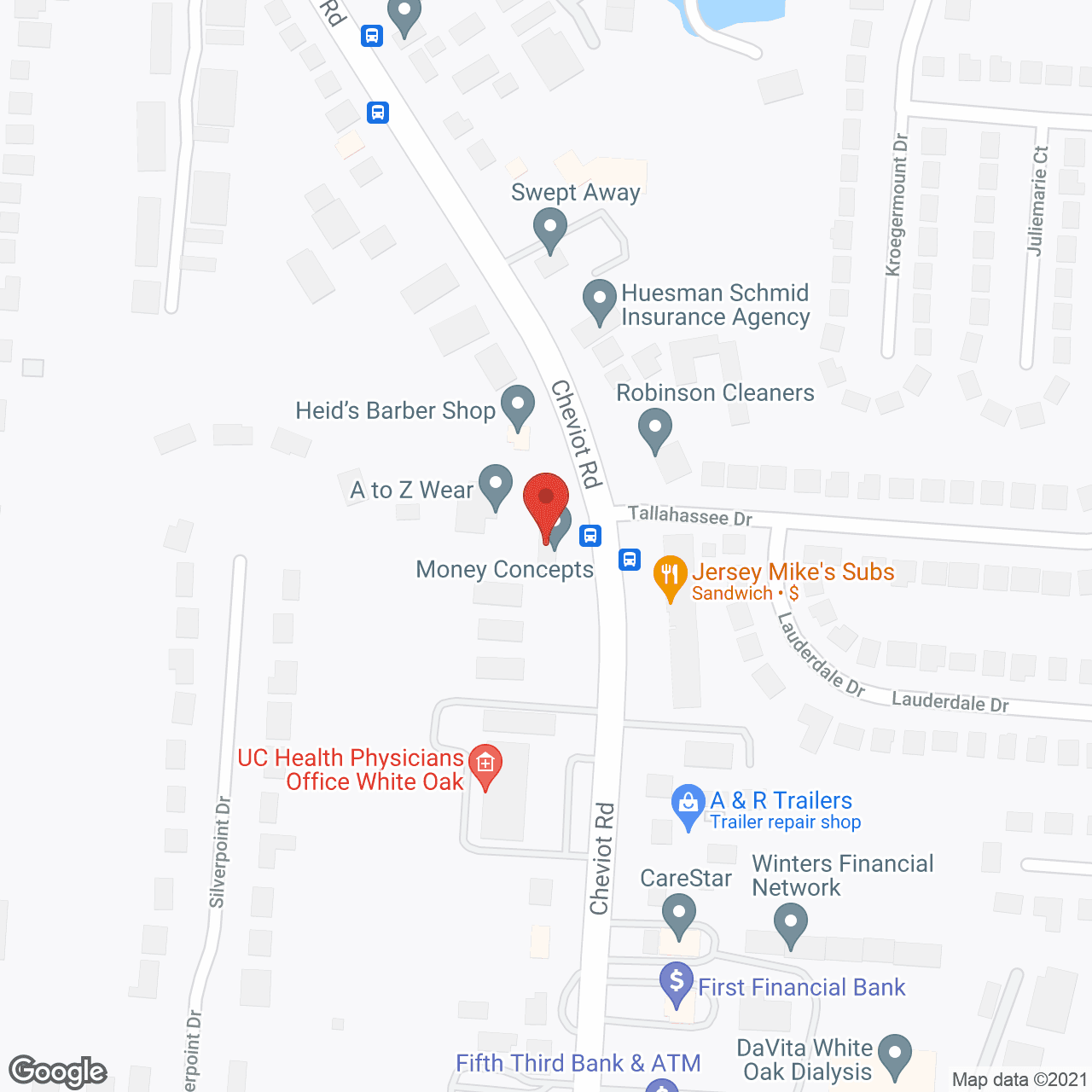 Visiting Angels Cincinnati West in google map