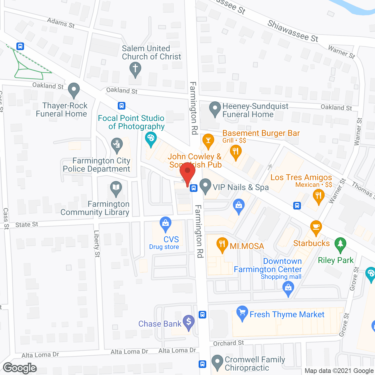Synergy Home Care of Farmington in google map