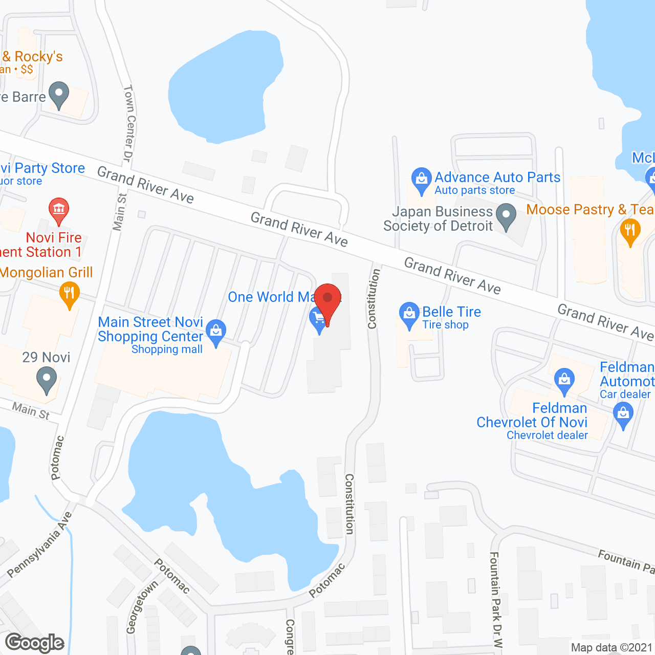 BrightStar Care of Novi in google map