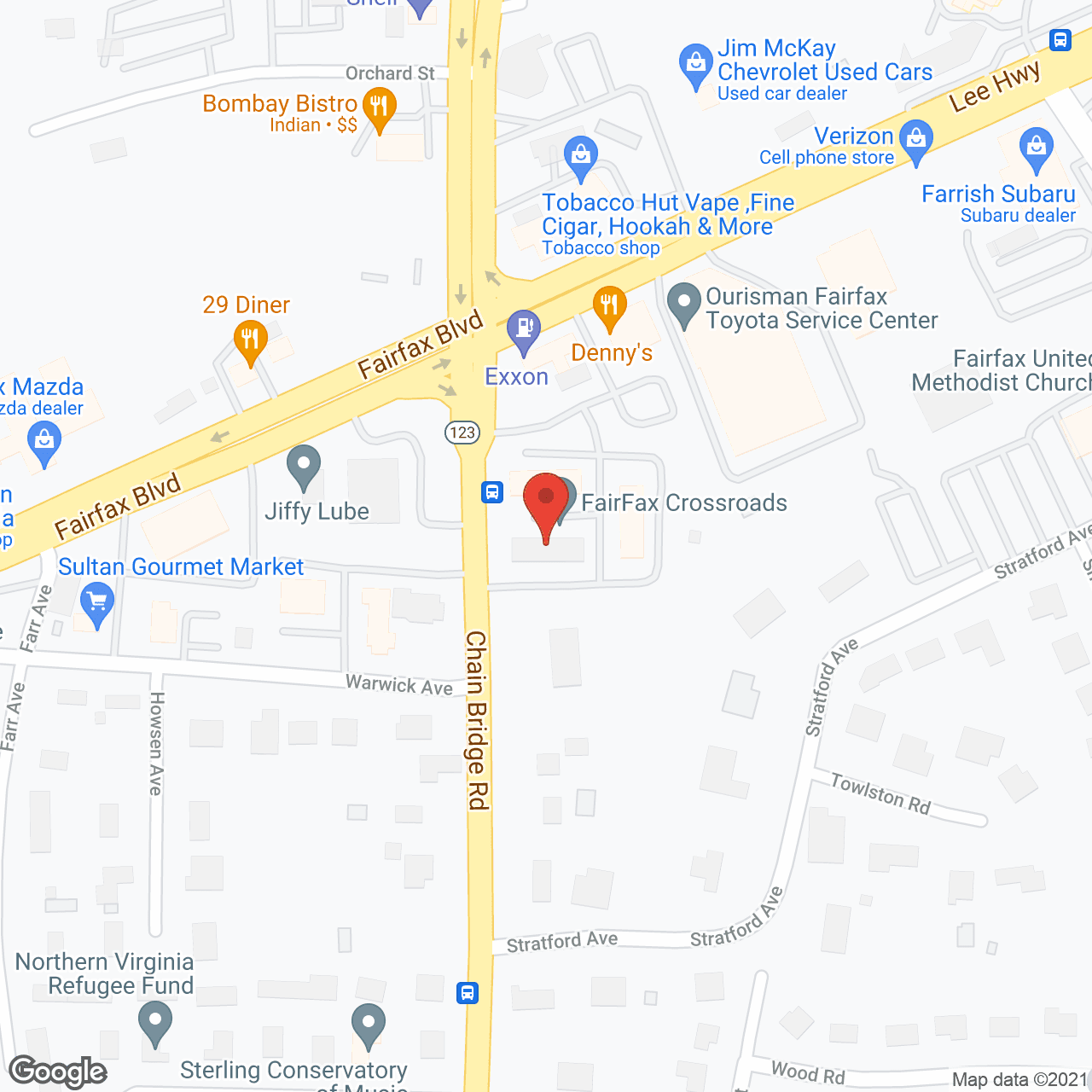 IncrediCare - Fairfax, VA in google map