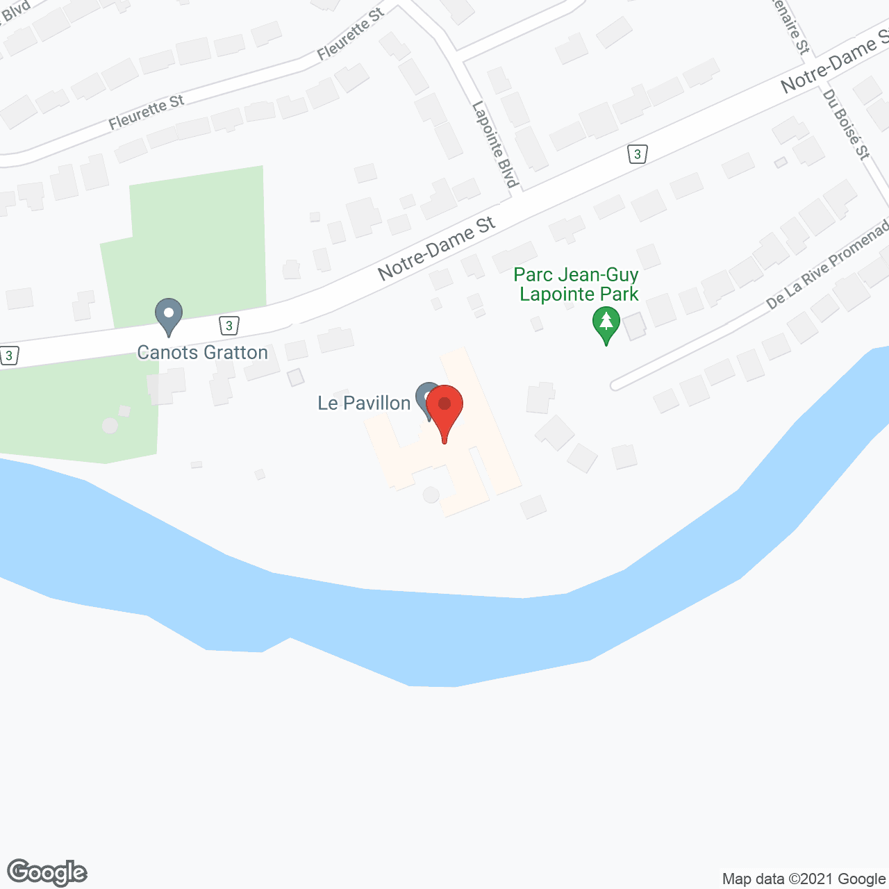 Le Pavillon in google map