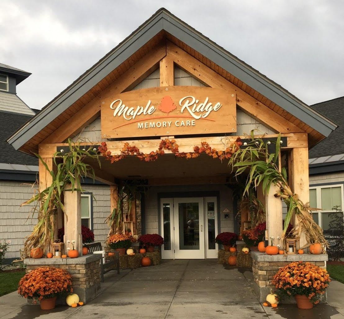 Maple Ridge Memory Care community entrance